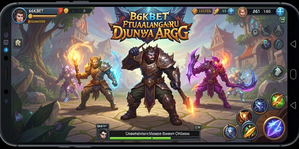 Menggambarkan gameplay seru di dunia ARPG 66KBET.