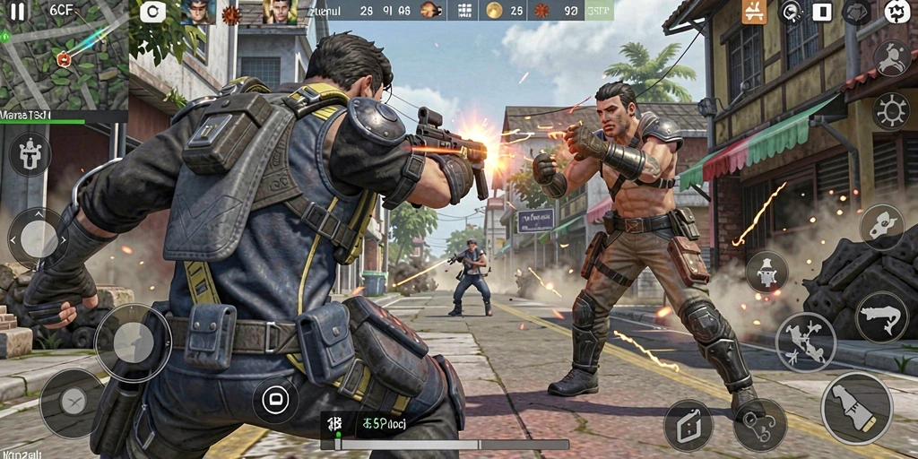 Screenshot gameplay TPS yang penuh aksi dan strategi.