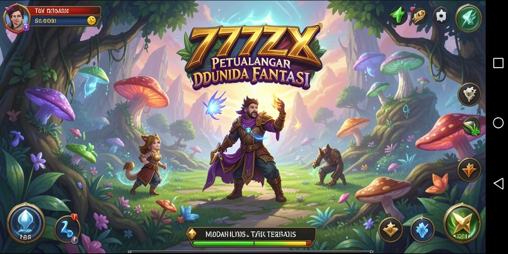 Tampilan aksi seru dalam permainan ARPG 777ZX.