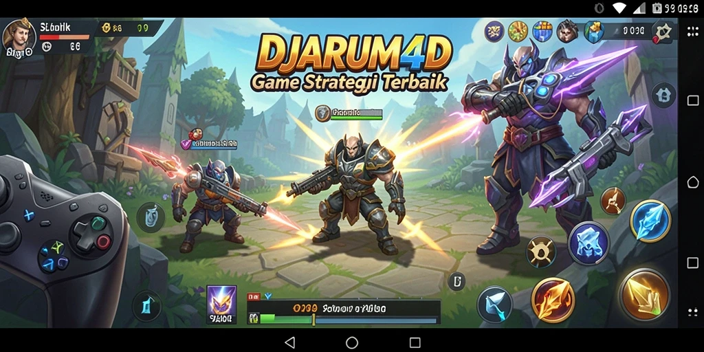 Screenshots <strong>DJARUM4D</strong> menampilkan aksi mendebarkan dalam gameplay SLG.