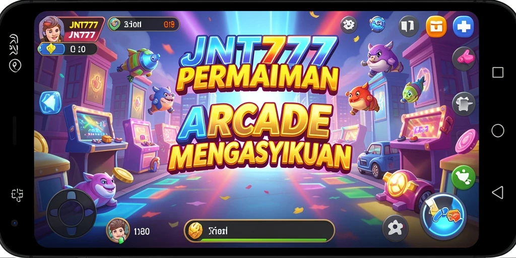 Screenshot JNT777 menampilkan aksi seru dalam permainan Arcade.