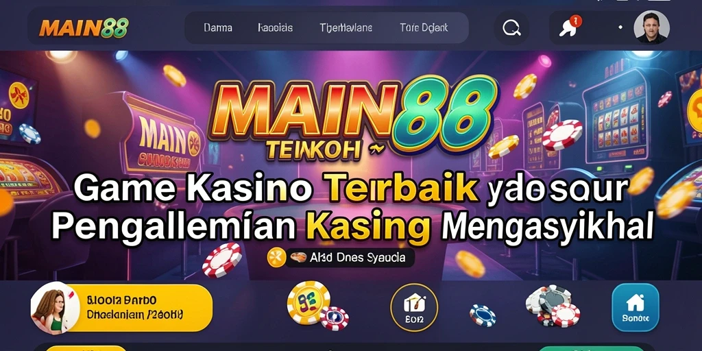 Tampilan gameplay yang mengasyikkan di MAIN88, menampilkan berbagai permainan Kasino.