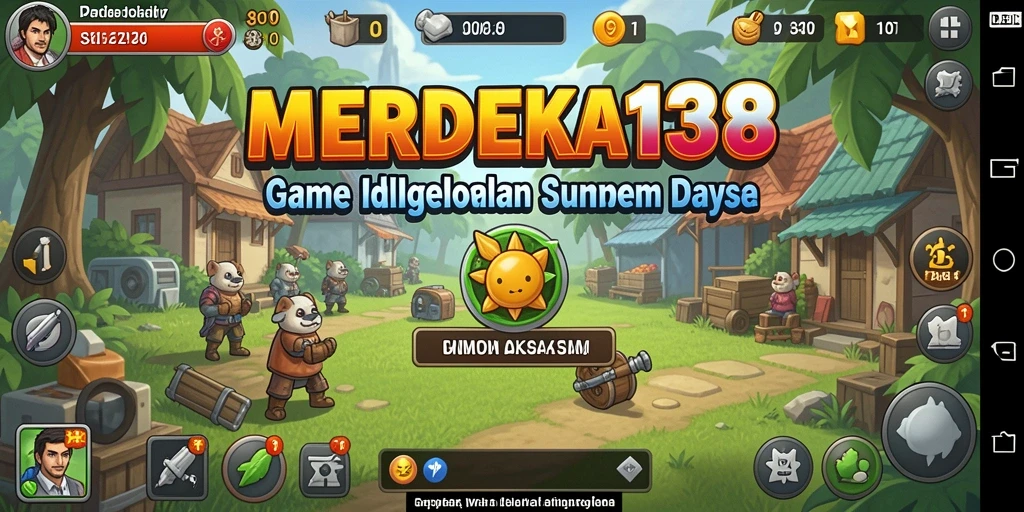 Tampilan gameplay Idle yang menarik di MERDEKA138.