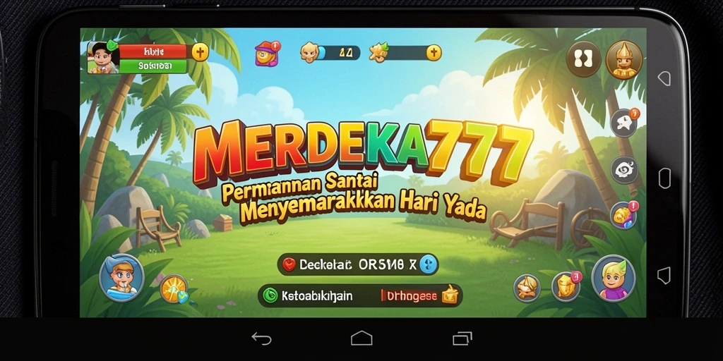 Tampilan gameplay seru di MERDEKA777, nikmati kesenangannya!