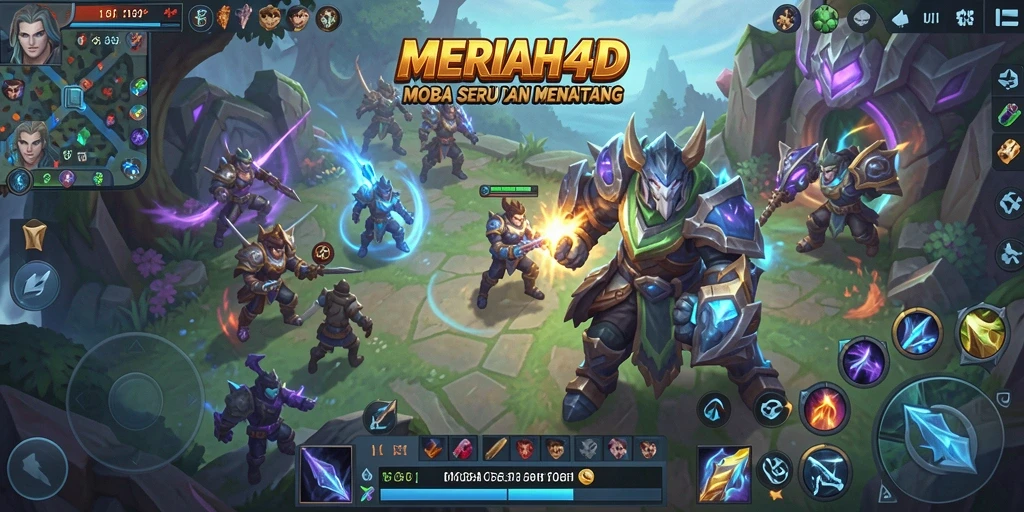 Tampilan penuh aksi dari gameplay seru MERIAH4D.