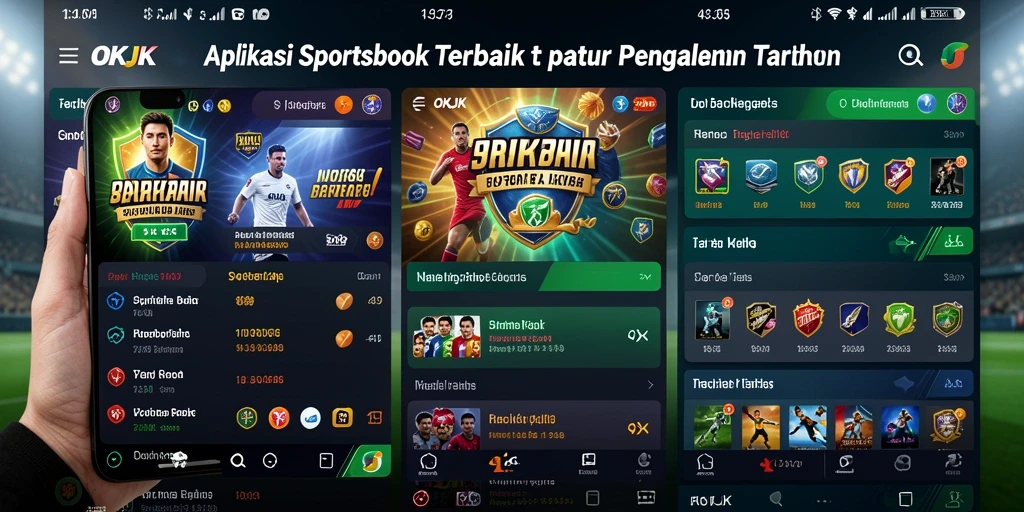 Tampilan gameplay menarik dari aplikasi Sportsbook OKJK.