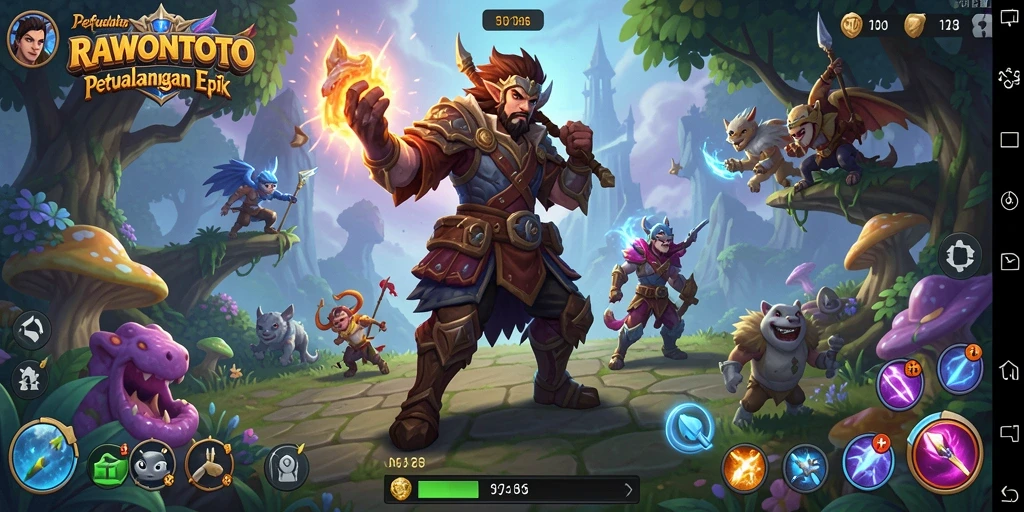 Gameplay menakjubkan di dunia petualangan RAWONTOTO