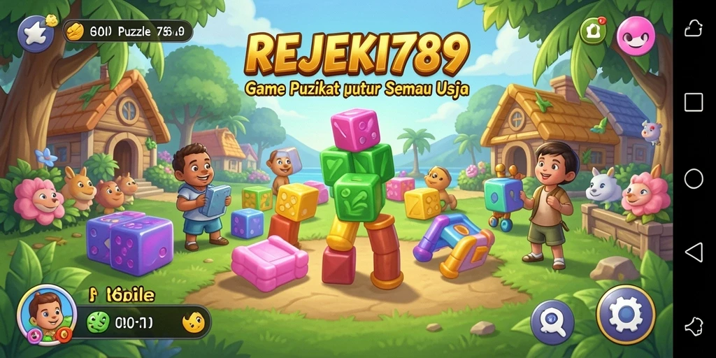 Screenshot gameplay REJEKI789 menunjukkan tantangan Puzzle yang menarik.