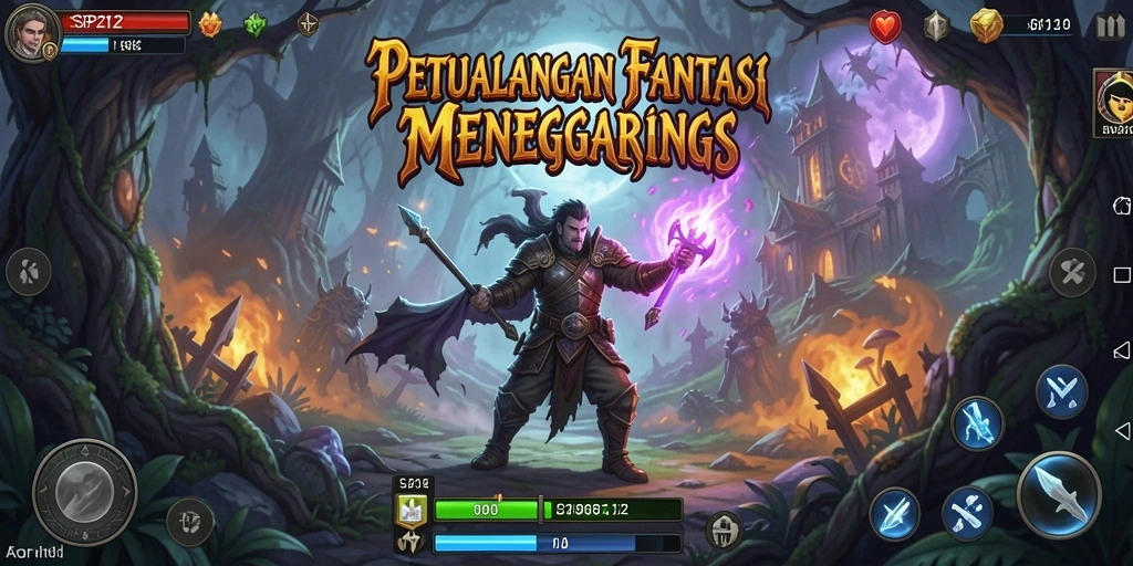 Tangkapan layar utama SP212 menunjukkan aksi pertempuran yang epik.