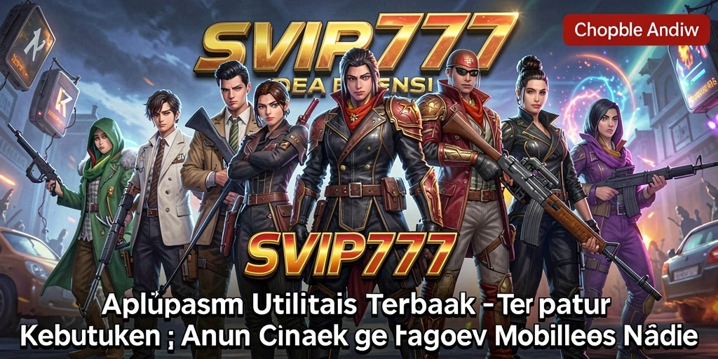 Tampilan antarmuka pengguna SVIP777 yang sederhana dan fungsional.