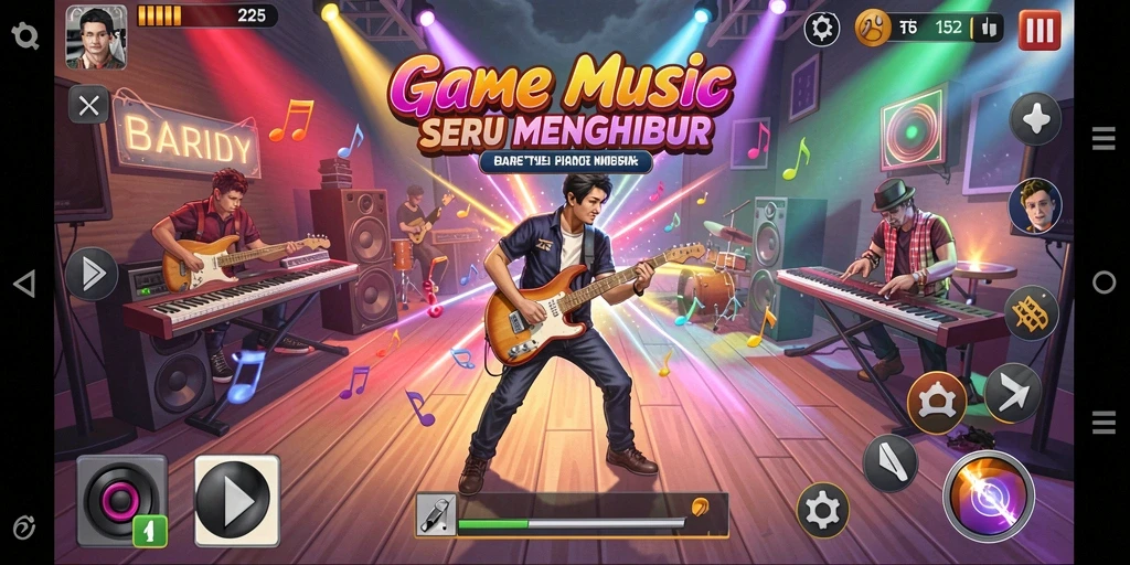 Gameplay menarik T6 yang penuh warna dan musik.