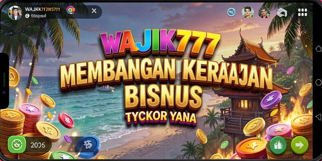Tampilan gameplay menarik dari WAJIK777 dengan suasana Tycoon yang menyenangkan.